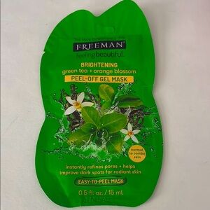 4/$20 🌿FREEMAN Green Tea + Orange Blossom Peel-Off Gel Facial Mask